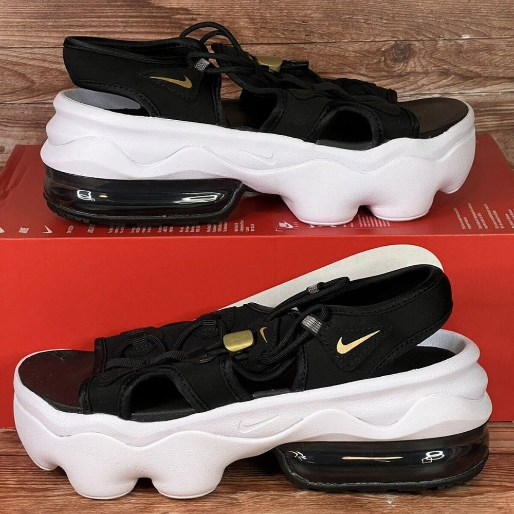 Nike Air Max Koko Women's Sandals (Black/White/Gold) CW9705-001 - New